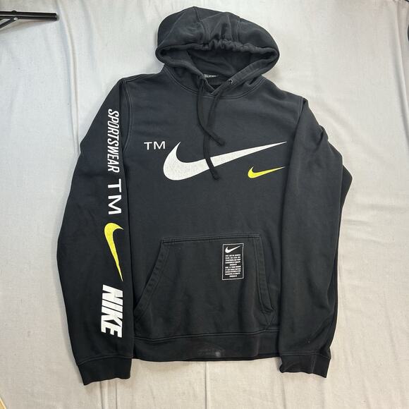Nike Sportswear TM Spellout Swoosh Big Logo Hoodie Men's Size Small - Picture 1 of 11